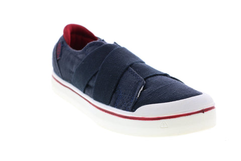Keen Elsa IV Gore 1023165 Womens Blue Canvas Slip On Lifestyle Sneakers Shoes