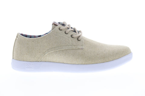 Ben Sherman Presley Oxford BNM00109 Mens Beige Tan Lifestyle Sneakers Shoes