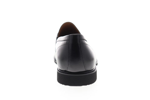 Steve Madden Noris Mens Black Leather Dress Slip On Loafers Shoes