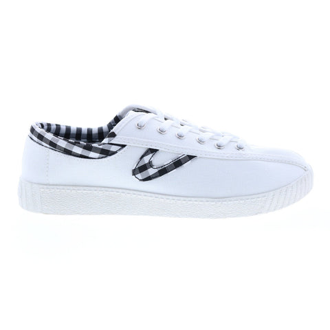 Tretorn Nylite A-NYLITECA Womens White Canvas Lifestyle Sneakers Shoes
