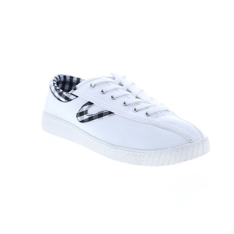 Tretorn Nylite A-NYLITECA Womens White Canvas Lifestyle Sneakers Shoes
