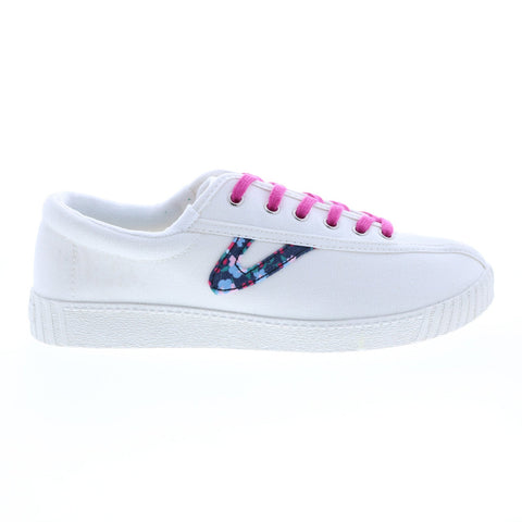 Tretorn Nylite A-NYLITECA Womens White Canvas Lifestyle Sneakers Shoes
