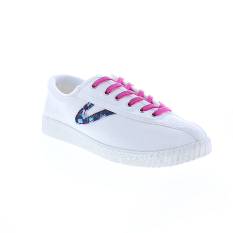 Tretorn Nylite A-NYLITECA Womens White Canvas Lifestyle Sneakers Shoes