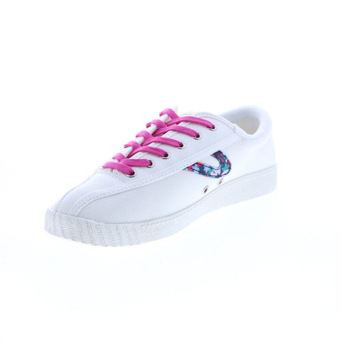 Tretorn Nylite A-NYLITECA Womens White Canvas Lifestyle Sneakers Shoes