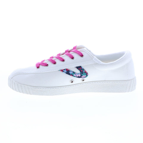 Tretorn Nylite A-NYLITECA Womens White Canvas Lifestyle Sneakers Shoes