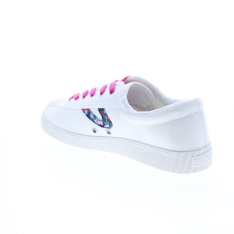 Tretorn Nylite A-NYLITECA Womens White Canvas Lifestyle Sneakers Shoes