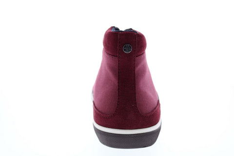 Original Penguin Lane OP100304M Mens Red Canvas High Top Sneakers Shoes