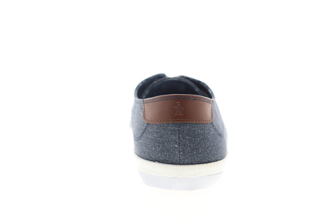 Original Penguin Douglas OP100420M Mens Blue Canvas Lifestyle Sneakers Shoes
