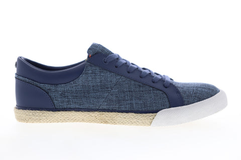 Original Penguin Richard OP100430M Mens Blue Canvas Lifestyle Sneakers Shoes