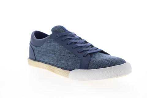 Original Penguin Richard OP100430M Mens Blue Canvas Lifestyle Sneakers Shoes