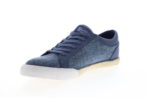 Original Penguin Richard OP100430M Mens Blue Canvas Lifestyle Sneakers Shoes