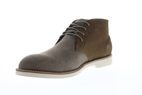 Original Penguin Lex Shiitake OP100624M Mens Brown Gray Mid Top Chukkas Boots