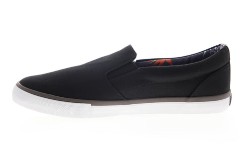 Original Penguin Beckett OP100657M Mens Black Canvas Lifestyle Sneakers Shoes