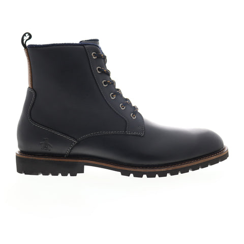 Original Penguin Jaden OP100884M Mens Black Leather High Top Casual Dress Boots