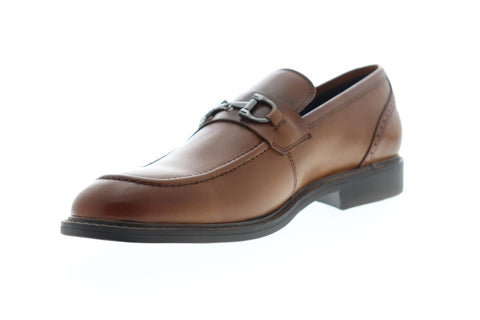 Steve Madden P-Camryn Mens Brown Leather Dress Slip On Loafers Shoes