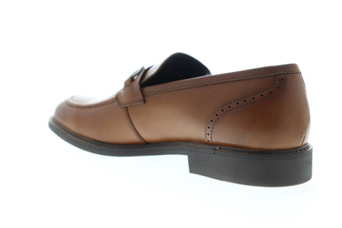 Steve Madden P-Camryn Mens Brown Leather Dress Slip On Loafers Shoes