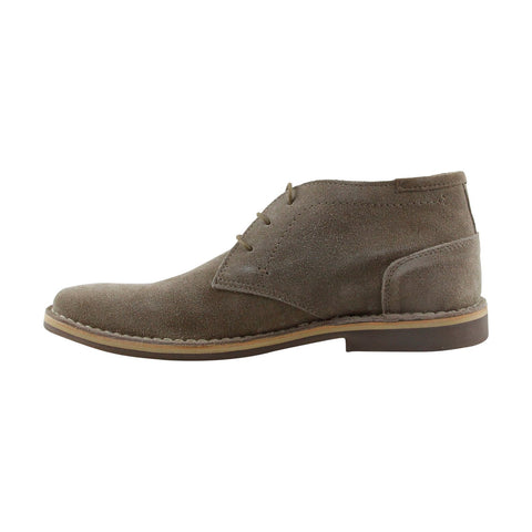 Steve Madden P-Igloo Mens Tan Brown Suede Lace Up Chukkas Boots Shoes
