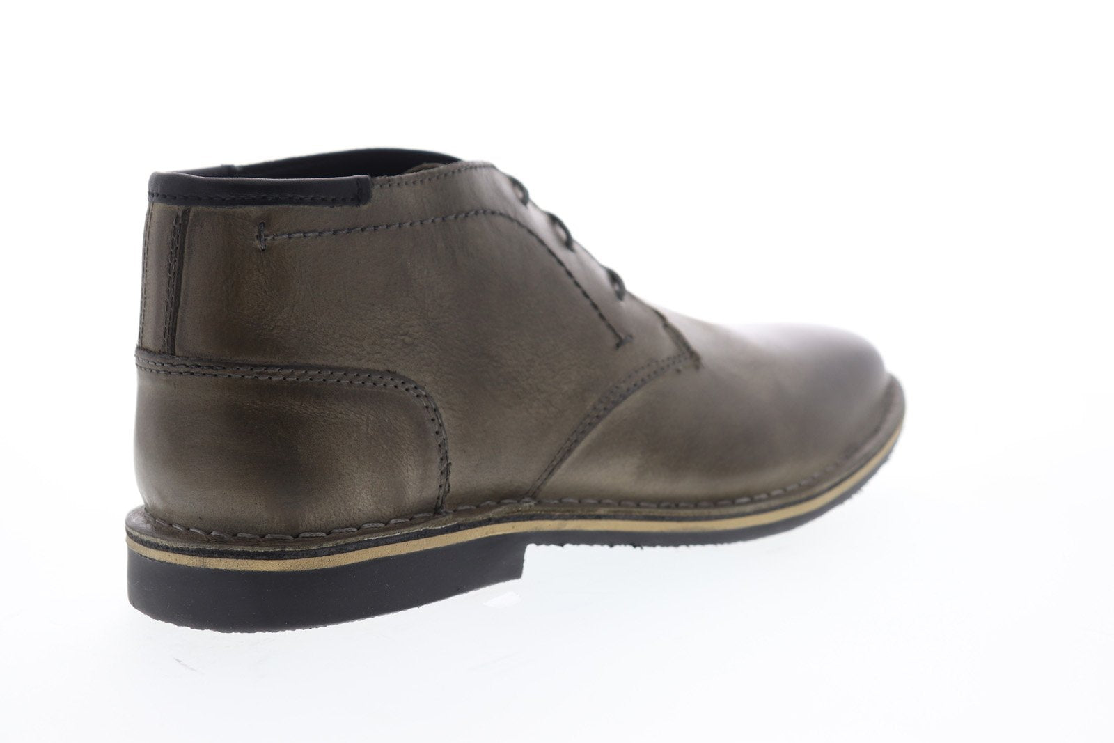 Steve Madden P-Ivon Mens Gray Leather Lace Up Chukkas Boots  display picture 1