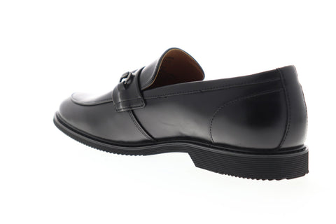 Steve Madden P-Orson Mens Black Leather Dress Slip On Loafers Shoes