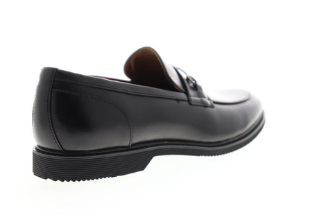 Steve Madden P-Orson Mens Black Leather Dress Slip On Loafers Shoes