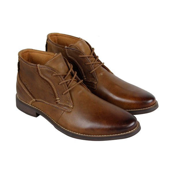 Steve Madden P-Pacer Mens Tan Brown Leather Lace Up Casual  display picture 1