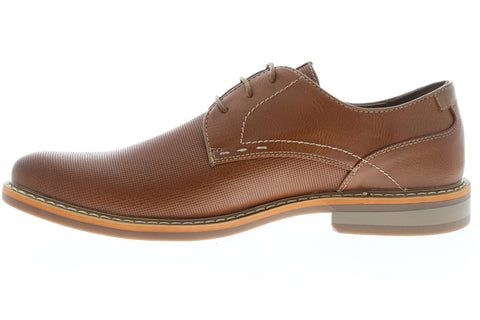 Steve Madden P-Potent Mens Brown Leather Casual Lace Up Oxfords Shoes