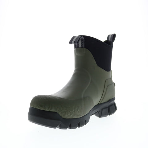 CAT Stormers 6" P723954 Mens Green Synthetic  Slip On Work Boots