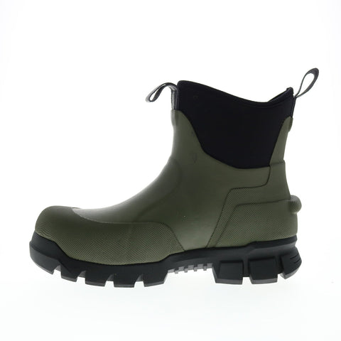 CAT Stormers 6" P723954 Mens Green Synthetic  Slip On Work Boots