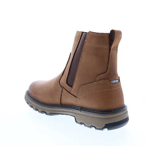 Caterpillar Pelton P74076 Mens Brown Leather Lace Up Work Boots