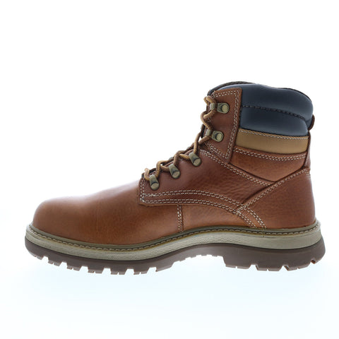 CAT Fairbanks P74138 Mens Brown Leather Lace Up Work Boots