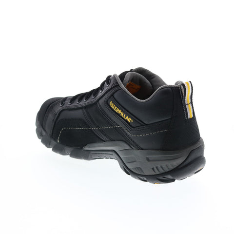 CAT Argon CT P89955 Mens Black Wide Leather Lace Up Work Boots 