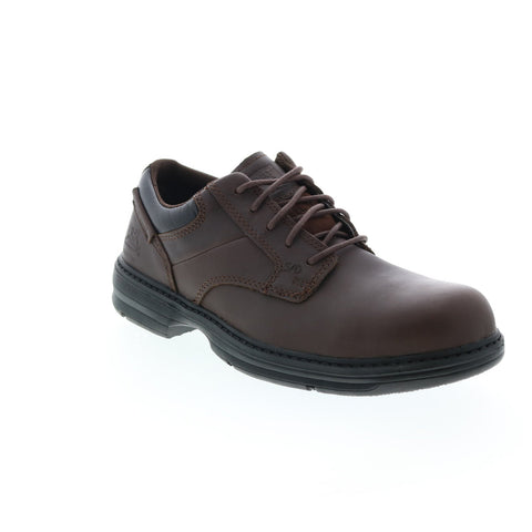Caterpillar Oversee SD Steel Toe P90016 Mens Brown Wide Leather Work Shoes
