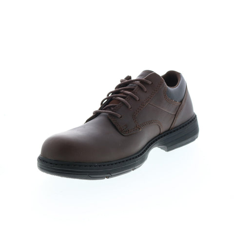 Caterpillar Oversee SD Steel Toe P90016 Mens Brown Wide Leather Work Shoes