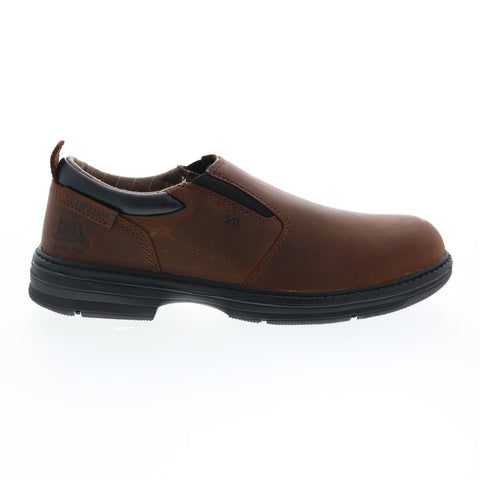 CAT Conclude SD ST P90100 Mens Brown Slip On Work Shoes