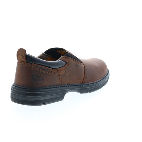 CAT Conclude SD ST P90100 Mens Brown Slip On Work Shoes