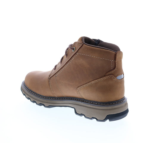 CAT Parker SD ST P90715 Mens Beige Wide Leather Lace Up Work Boots