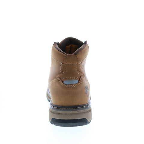CAT Parker SD ST P90715 Mens Beige Wide Leather Lace Up Work Boots