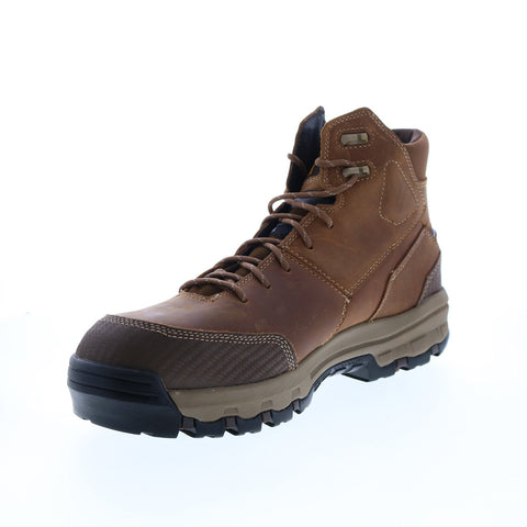 Caterpillar Device Composite Toe Waterproof P90793 Mens Brown Wide Work Boots