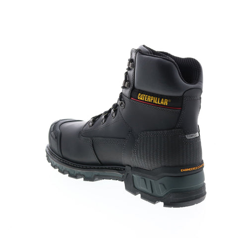 Caterpillar Excavator XL 6" Waterproof Composite Toe Mens Black Work Boots