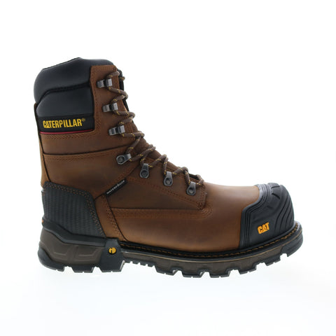 Caterpillar Excavator Xl 8" WP TX Composite Toe Mens Brown Work Boots