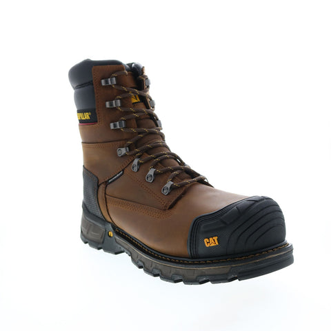 Caterpillar Excavator Xl 8" WP TX Composite Toe Mens Brown Work Boots