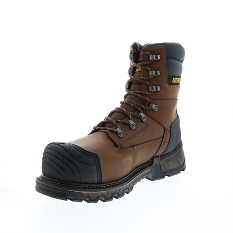 Caterpillar Excavator Xl 8" WP TX Composite Toe Mens Brown Work Boots