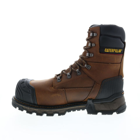 Caterpillar Excavator Xl 8" WP TX Composite Toe Mens Brown Work Boots