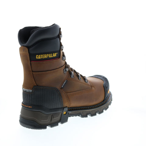 Caterpillar Excavator Xl 8" WP TX Composite Toe Mens Brown Work Boots