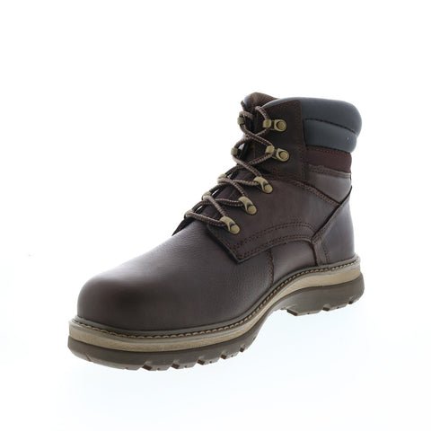 CAT Fairbanks ST P91080 Mens Brown Leather Lace Up Work Boots