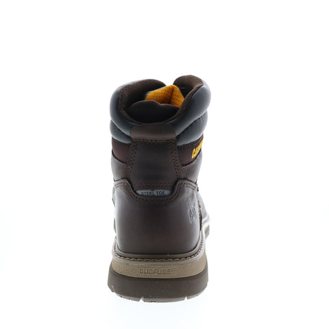 CAT Fairbanks ST P91080 Mens Brown Leather Lace Up Work Boots