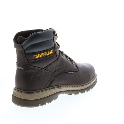 CAT Fairbanks ST P91080 Mens Brown Leather Lace Up Work Boots