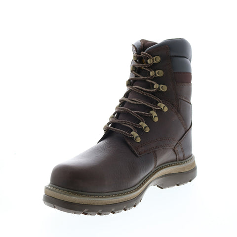 CAT Fairbanks 8" WP TX ST P91081 Mens Brown Leather Lace Up Work Boots