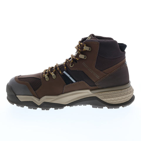 Caterpillar Provoke Mid Waterproof Alloy Toe P91295 Mens Brown Work Boots