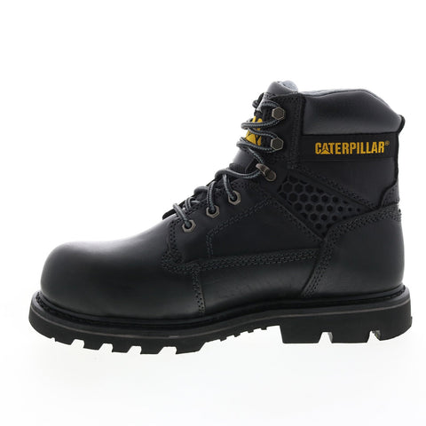 Caterpillar Structure Cool Composite Toe P91343 Mens Black Wide Work Boots